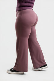 Legging Wide Flare Mauve
